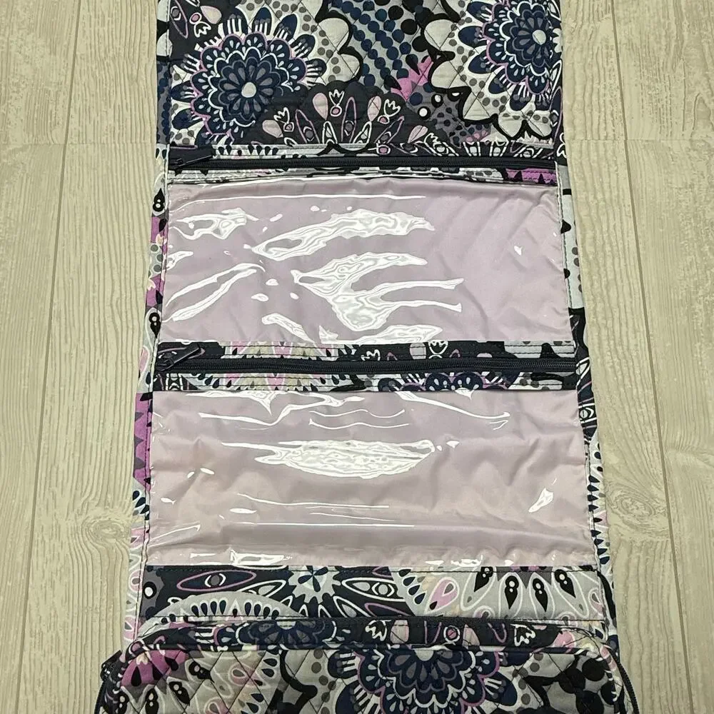 Vera Bradley Mimosa Medallion Hanging Travel Organizer Cosmetic Toiletry Bag
